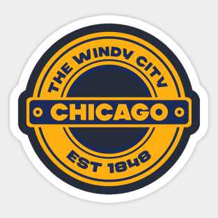 The Windy City Chicago Sticker